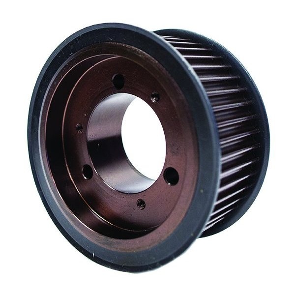 B&B Manufacturing QD40-8M-50, Timing Pulley, Cast Iron, Black Oxide, QD40-8M-50 - main